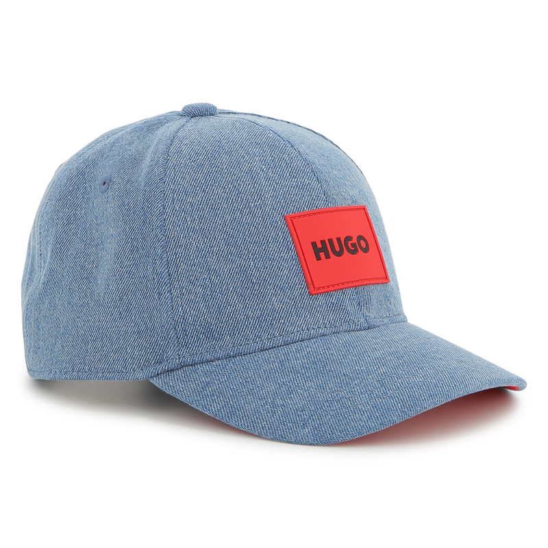 Cotton denim baseball cap HUGO 
                        BOY
