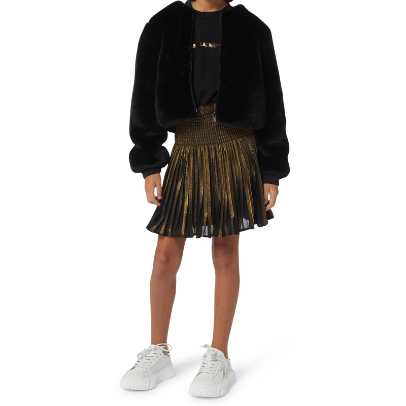 Multi-Material Dress KARL LAGERFELD KIDS 
                        GIRL