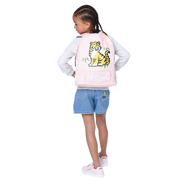 KENZO KIDS Embroidered Tiger wippy Backpack