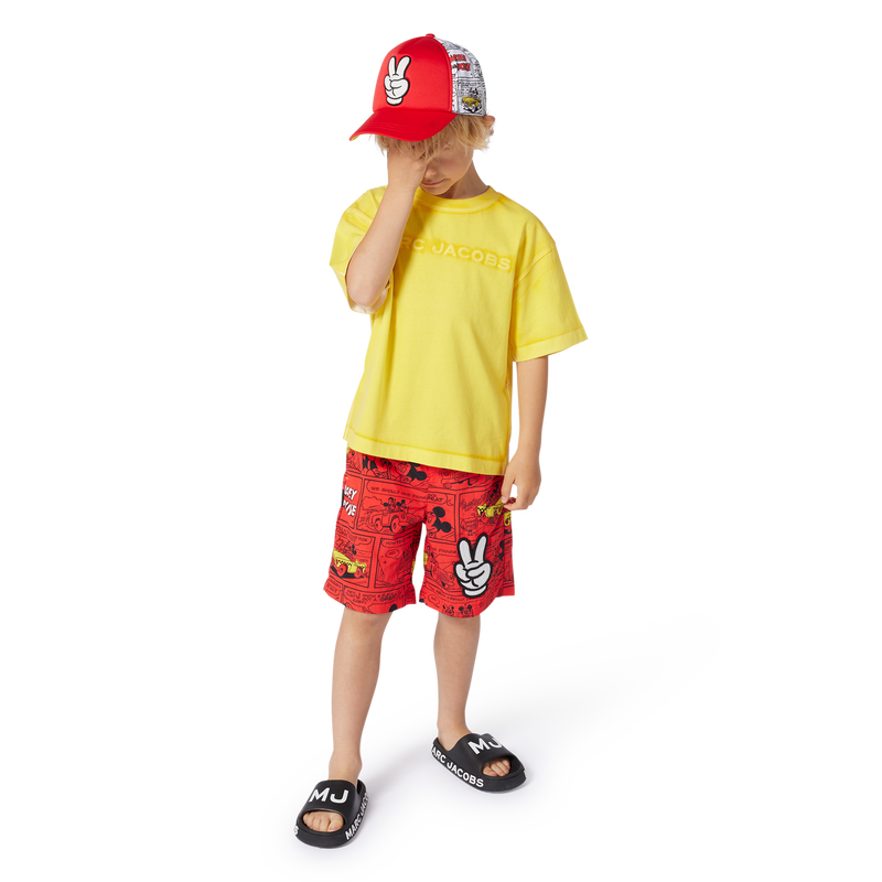 Embroidered cotton T-shirt MARC JACOBS 
                        UNISEX