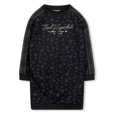 Long sleeve dress KARL LAGERFELD KIDS GIRL