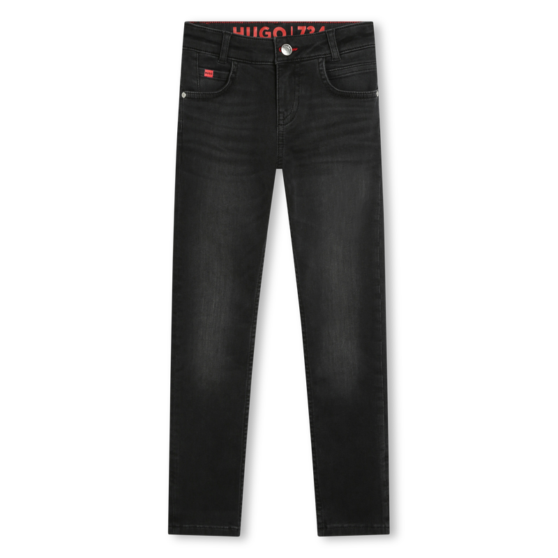 Plain Slim-Fit Jeans HUGO 
                    BOY