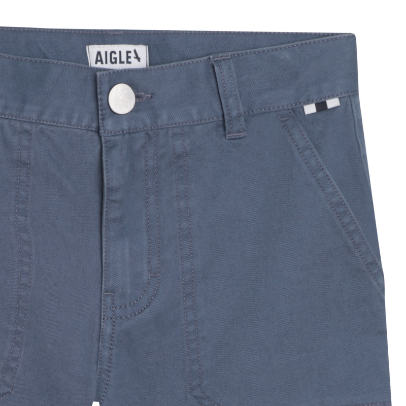 Cotton-rich Bermuda shorts