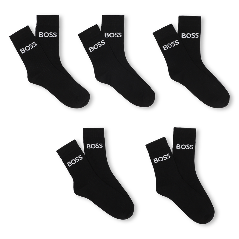 Pack of 5 pairs of socks BOSS 
                    BOY