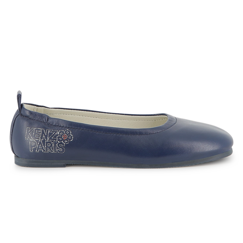 Goat leather ballerina KENZO KIDS 
                    GIRL