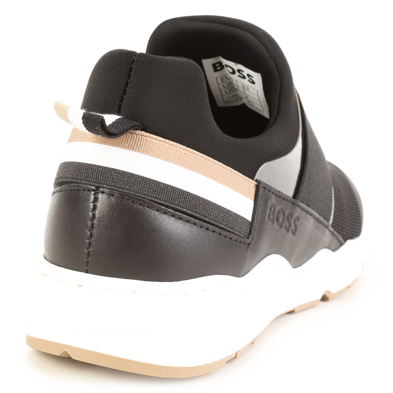 Sneakers with elastic