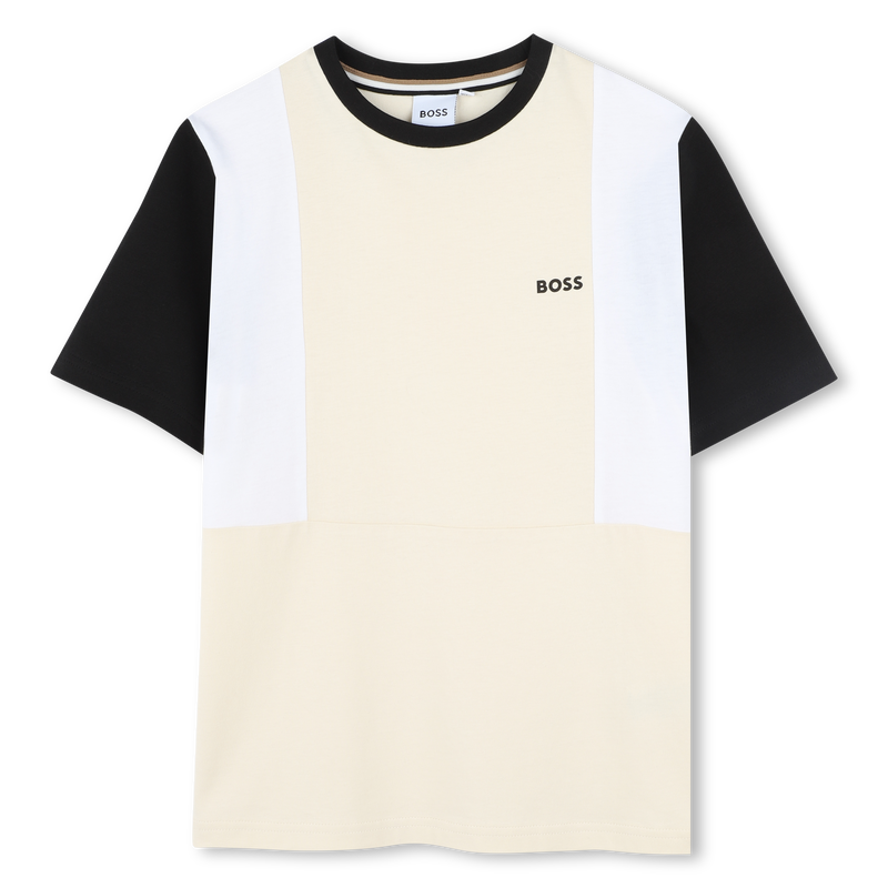 Multicolored cotton T-shirt BOSS 
                        BOY