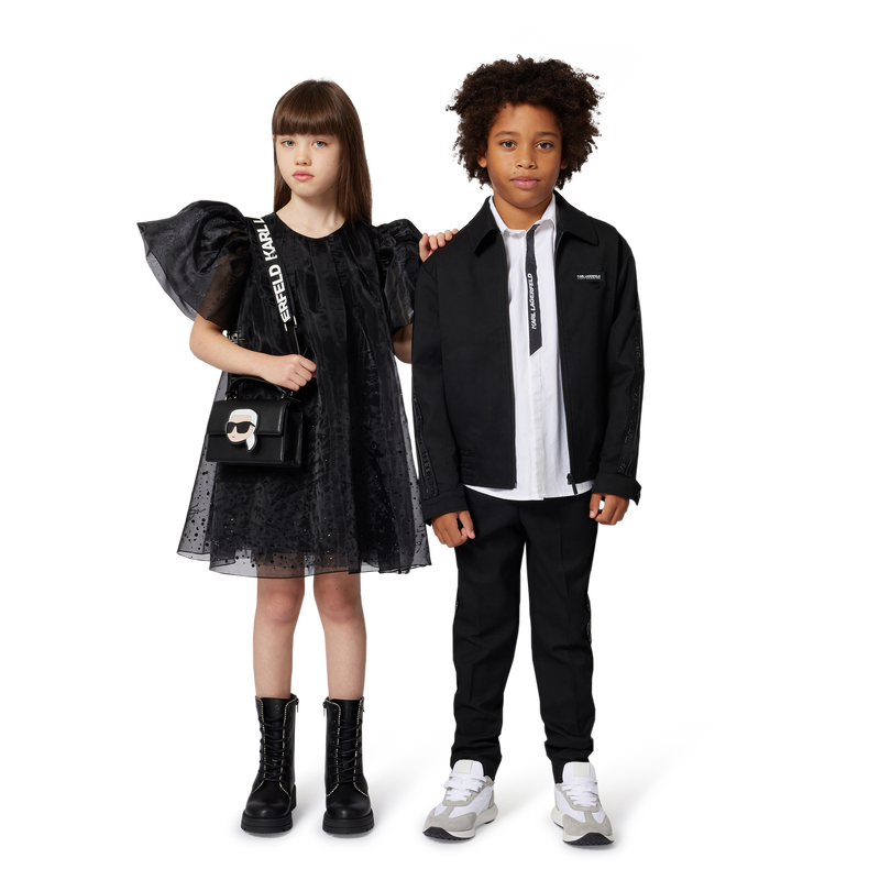 Lace-up low-top sneakers KARL LAGERFELD KIDS 
                    BOY