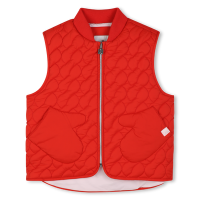 Sleeveless down jacket KIDS AROUND GIRL