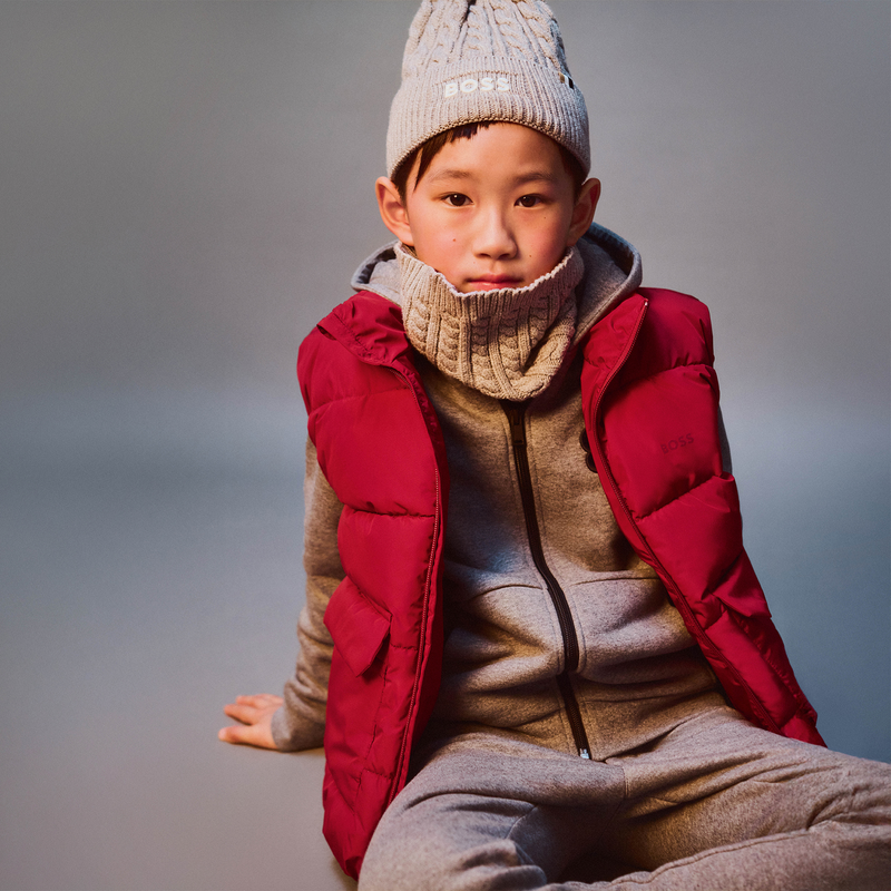 Cable knit beanie BOSS 
                        BOY