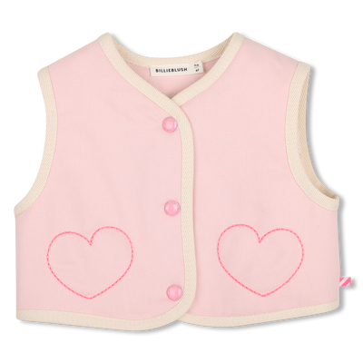 Sleeveless jacket BILLIEBLUSH GIRL