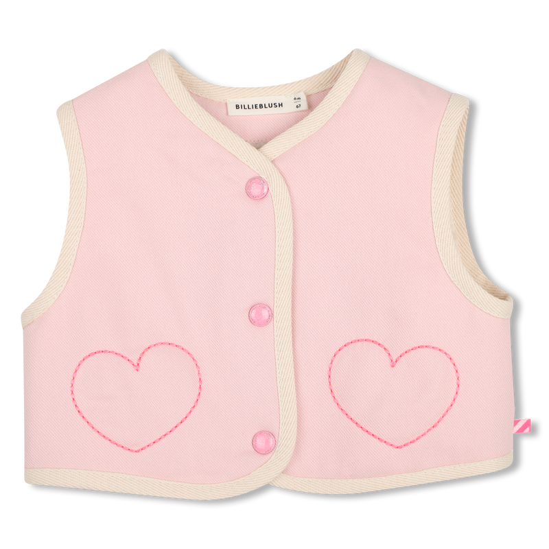 Sleeveless jacket BILLIEBLUSH 
                        GIRL
