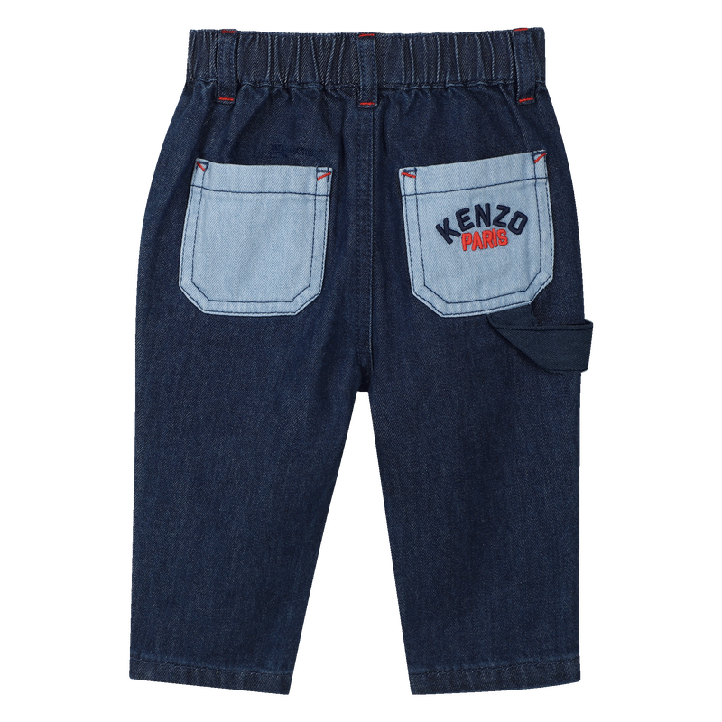 Elasticated waist jeans KENZO KIDS 
                        BOY