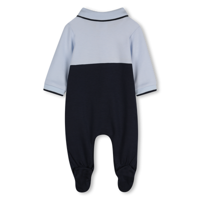 Tricolor polo-neck pajamas BOSS BOY