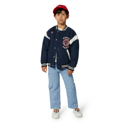 Patch Pocket Cotton Pants KENZO KIDS BOY