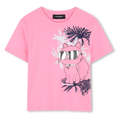 Short-Sleeved T-Shirt KARL LAGERFELD KIDS GIRL