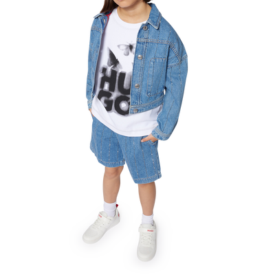 Denim Bermuda shorts HUGO GIRL