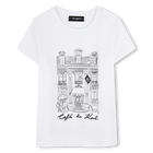 T-shirt with print KARL LAGERFELD KIDS 
                    GIRL
