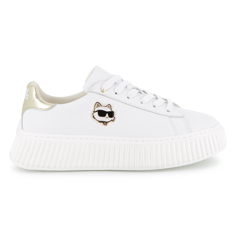 LACE-UP SNEAKERS KARL LAGERFELD KIDS 
                        GIRL