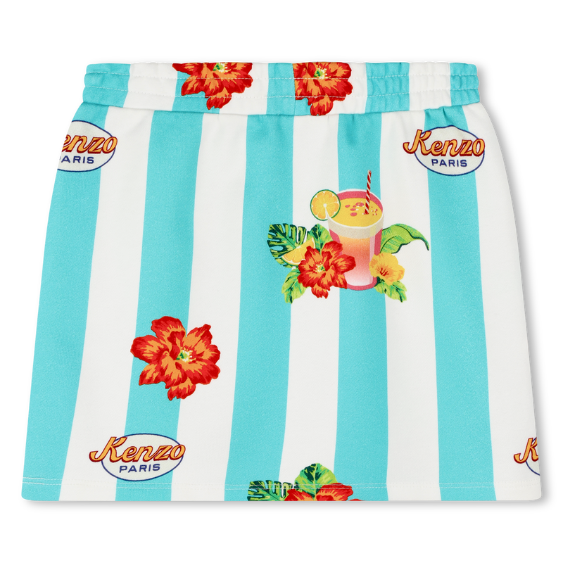 Cotton fleece skirt KENZO KIDS 
                    GIRL