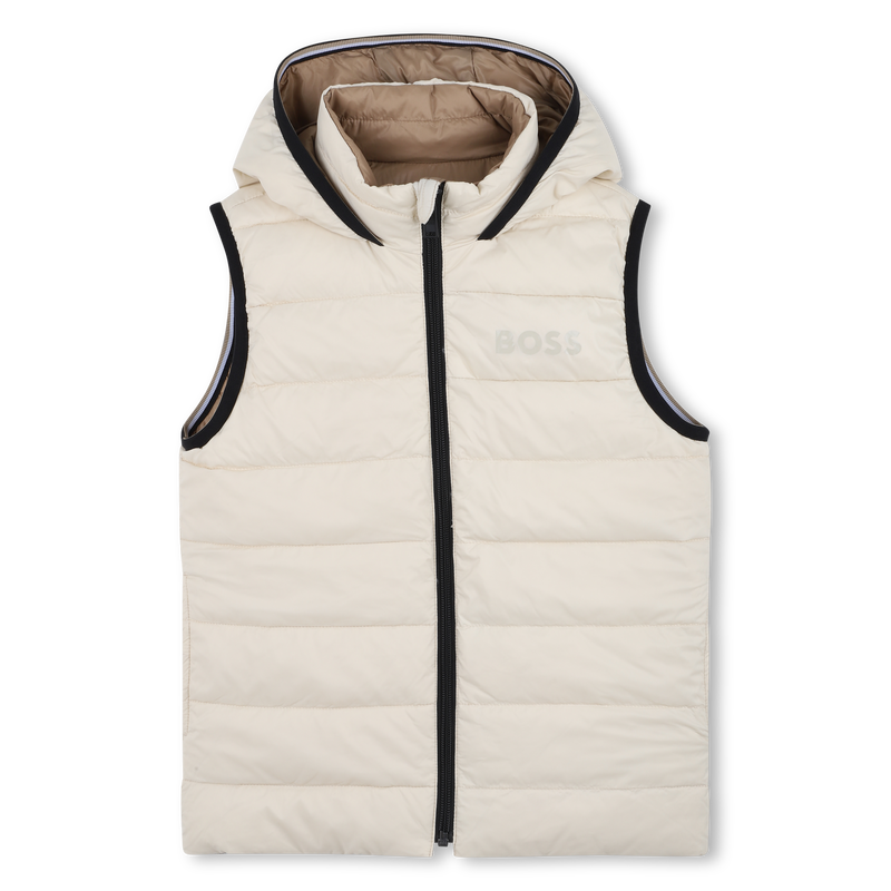 Flann-effect hooded puffer jacket BOSS 
                    BOY