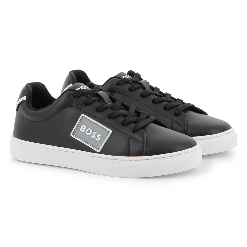 Cowhide leather sneakers BOSS 
                    BOY