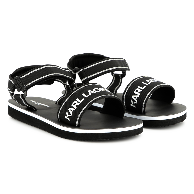 Light Velcro sandals KARL LAGERFELD KIDS 
                        GIRL