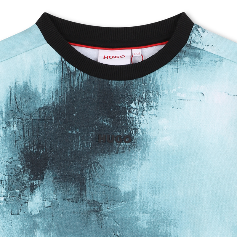 Round neck sweatshirt HUGO 
                    BOY