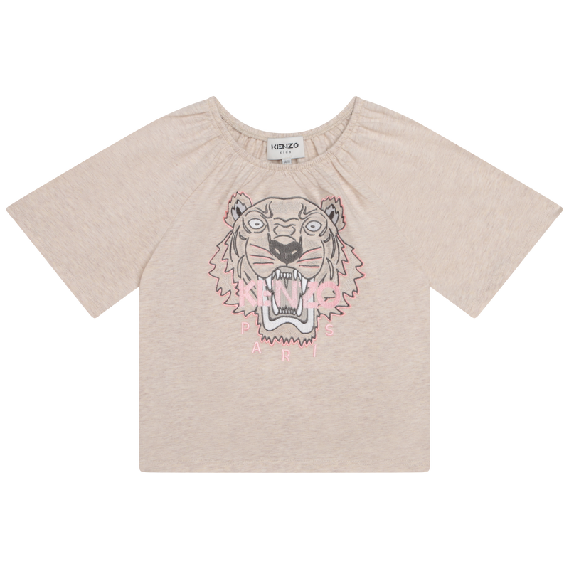 Embroidered jersey T shirt