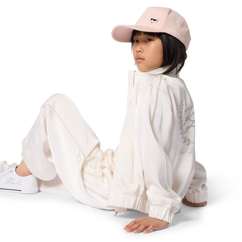 Satin Lounge Pants KARL LAGERFELD KIDS 
                        GIRL