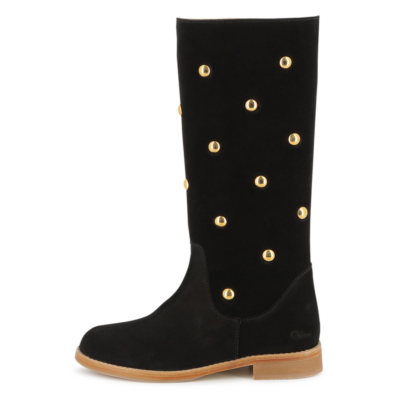 Calf suede leather boots CHLOE 
                    GIRL