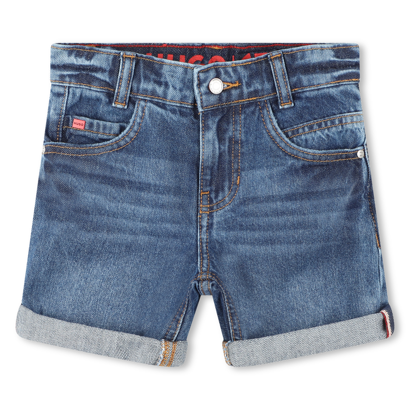 5-pocket denim Bermuda shorts HUGO 
                    BOY