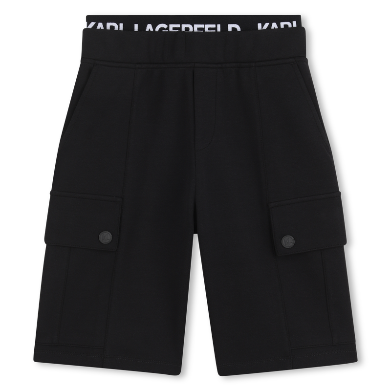 Elasticated Waist Bermudas KARL LAGERFELD KIDS 
                        BOY