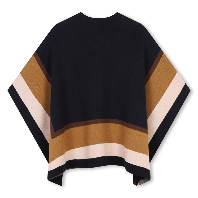 Multicolored Striped Cape CHLOE 
                    GIRL