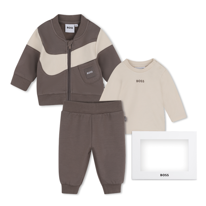 Pants, cardigan, and t-shirt set BOSS 
                        BOY