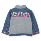 Denim jacket with prints BILLIEBLUSH 
                    GIRL