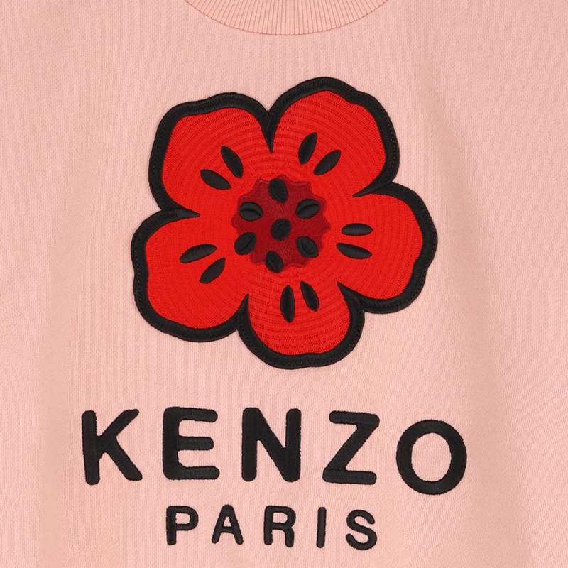 Unbrushed fleece sweatshirt KENZO KIDS 
                        GIRL