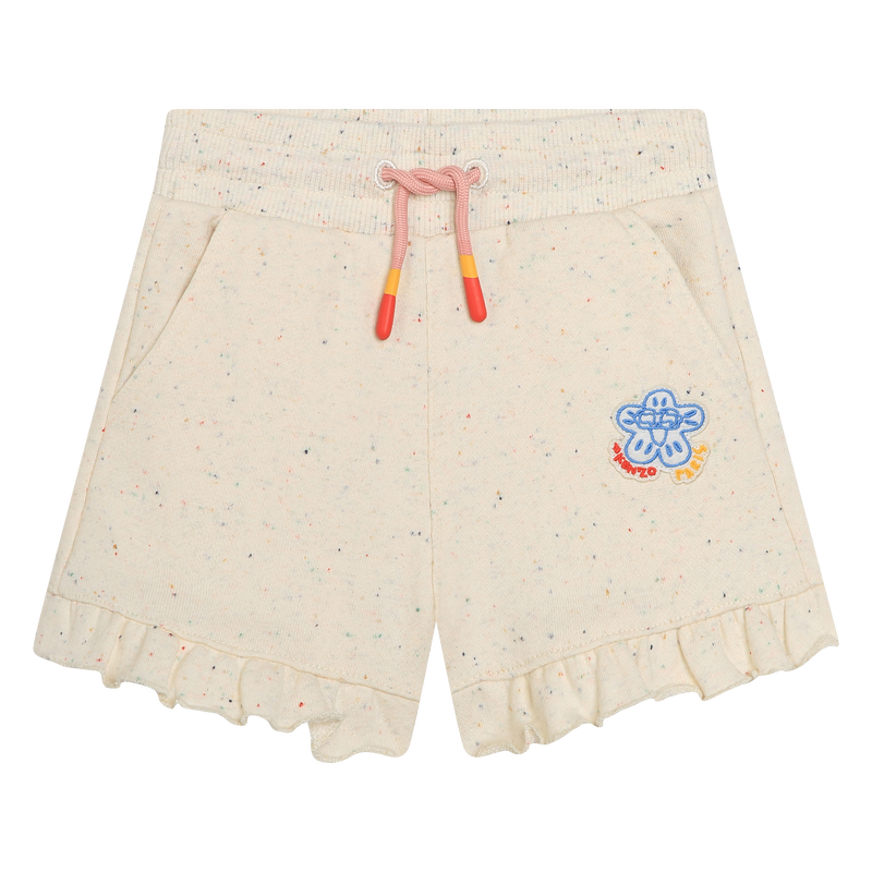 Fleece running shorts KENZO KIDS 
                    GIRL