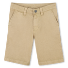 Stretch twill Bermuda shorts, DARK STONE, hi-res