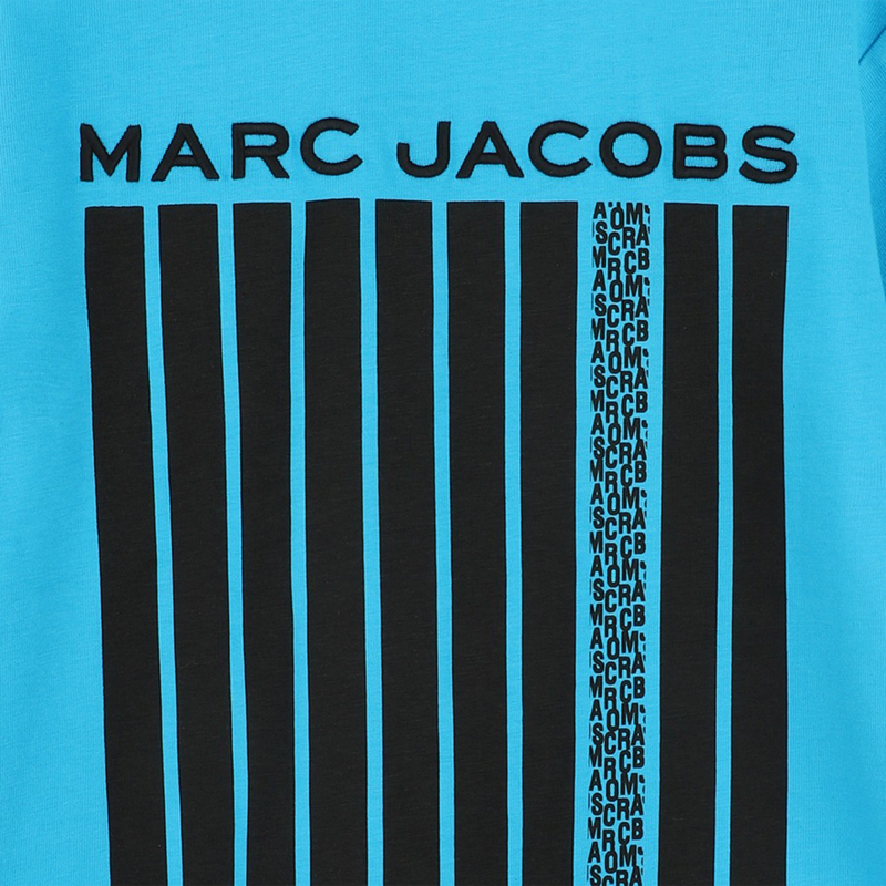 Two-tone cotton T-shirt MARC JACOBS 
                    BOY