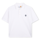 Short sleeve polo, WHITE, hi-res