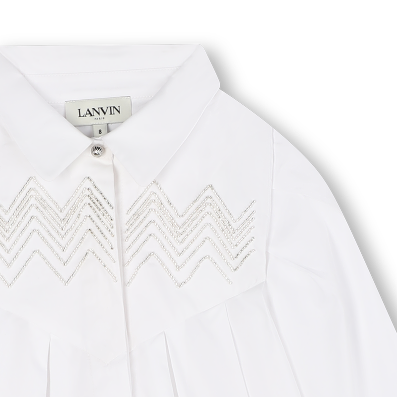 Cotton poplin shirt LANVIN 
                    GIRL