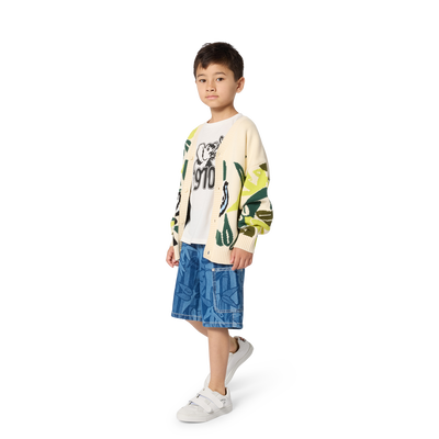 DENIM BERMUDA SHORTS KENZO KIDS BOY