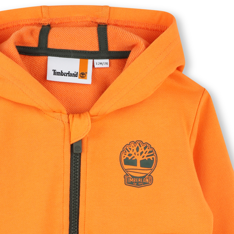 Fleece jogging cardigan TIMBERLAND 
                        BOY