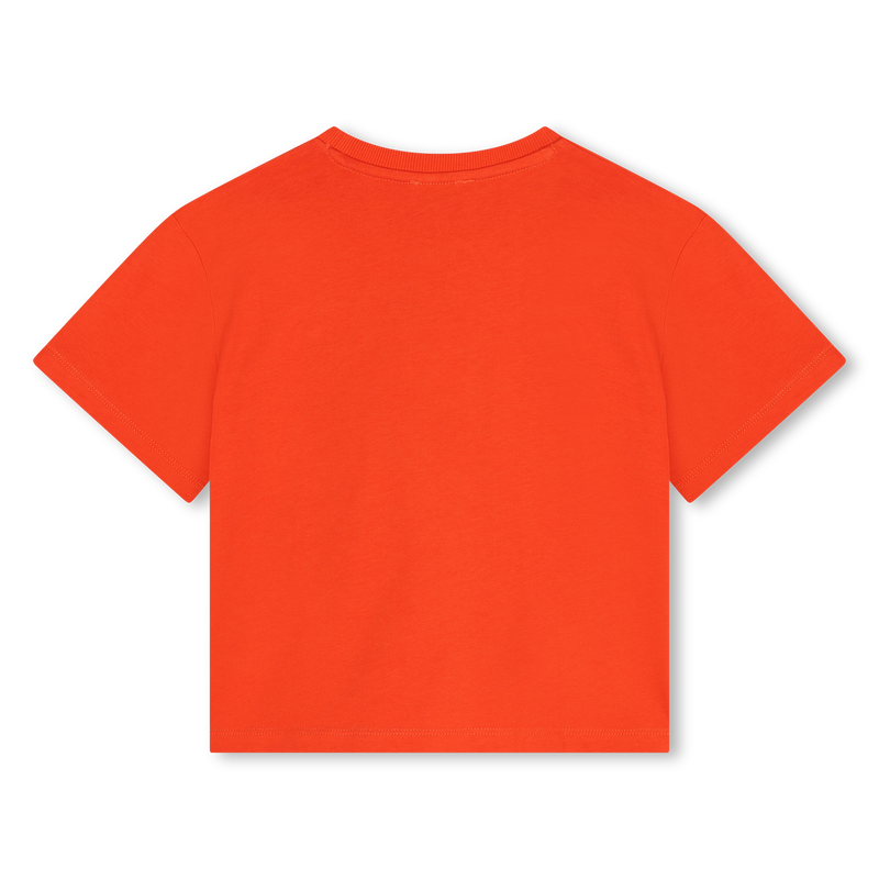 Short-Sleeved Cotton T-Shirt KENZO KIDS 
                    GIRL
