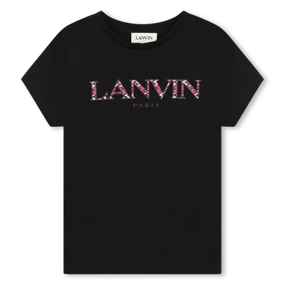 Curb Motif T-Shirt LANVIN GIRL