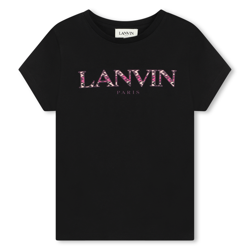 Curb Motif T-Shirt LANVIN 
                        GIRL