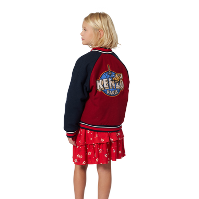 Bomber jacket with snap closure KENZO KIDS UNISEX
