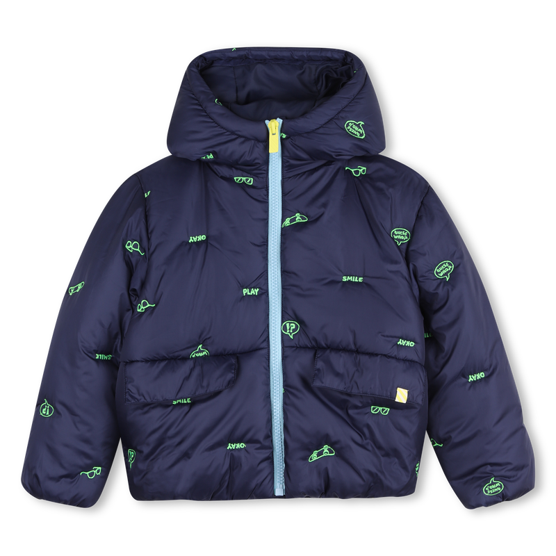 Hooded down jacket BILLIEBLUSH 
                        BOY