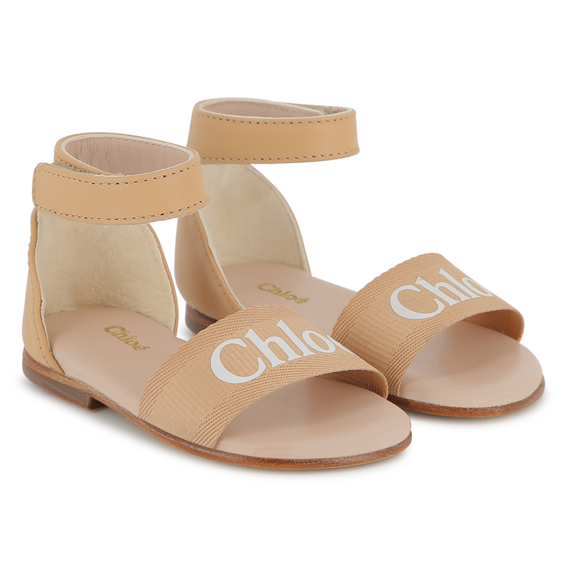 Printed leather sandals CHLOE 
                    GIRL